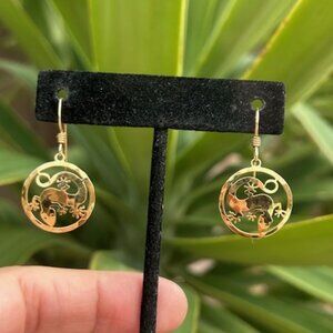 WILD BRYDE Gecko 14K Gold Plated EARRINGS